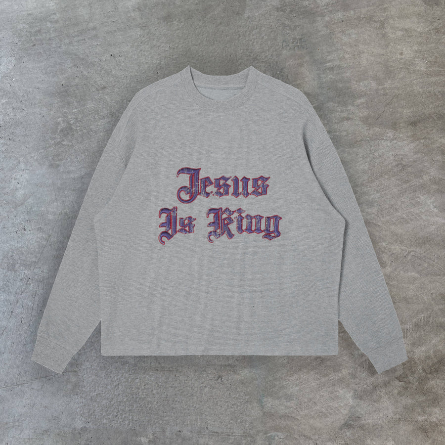 jesus is king waffle thermal