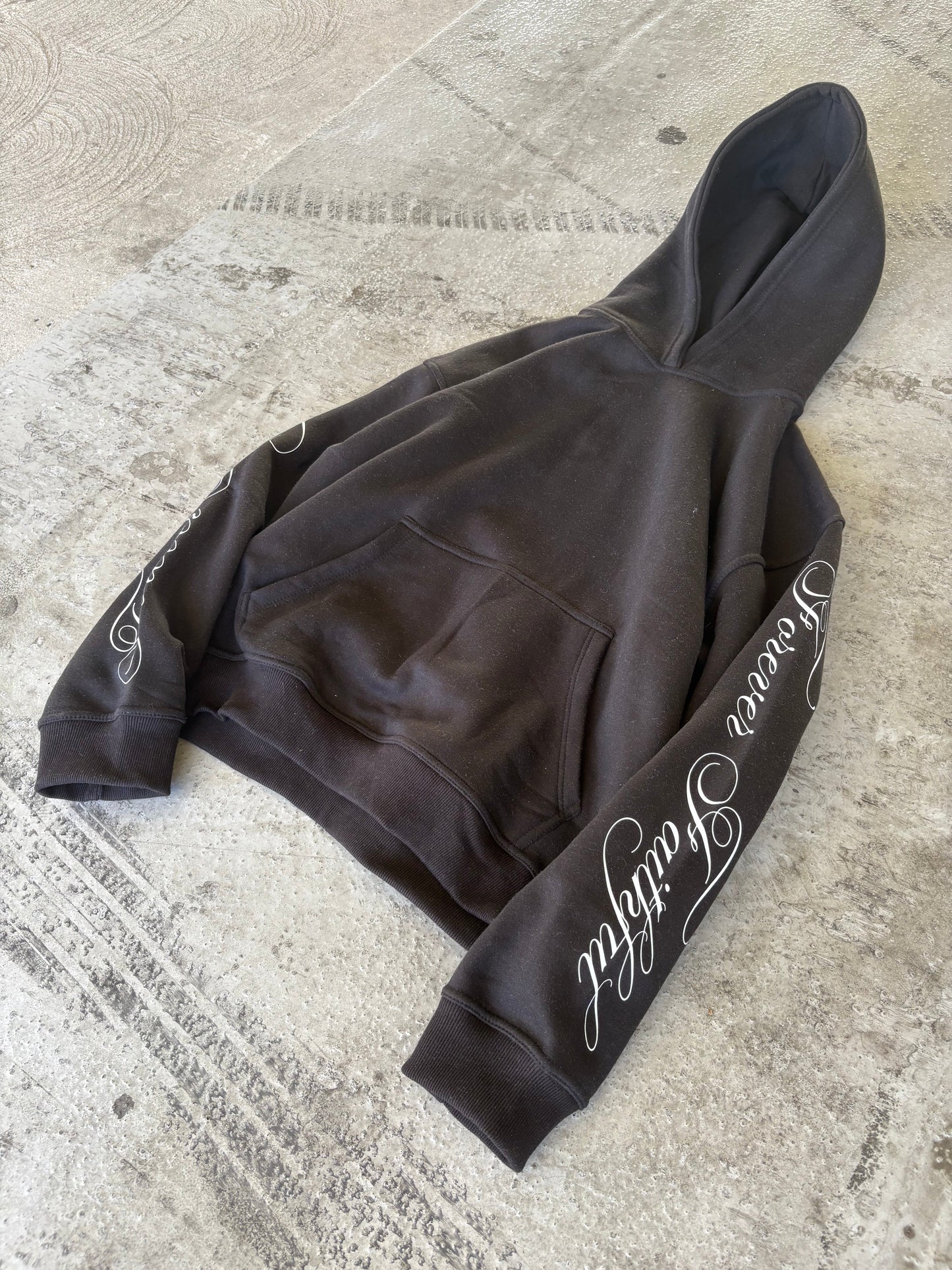 forever faithful hoodie black