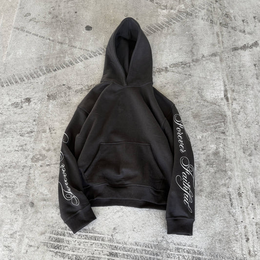 forever faithful hoodie black