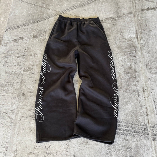 forever faithful sweatpants black